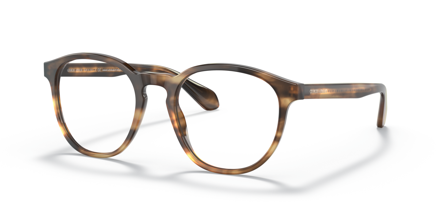 Giorgio Armani Opal Striped Brown Eyeglasses ® | Free Shipping