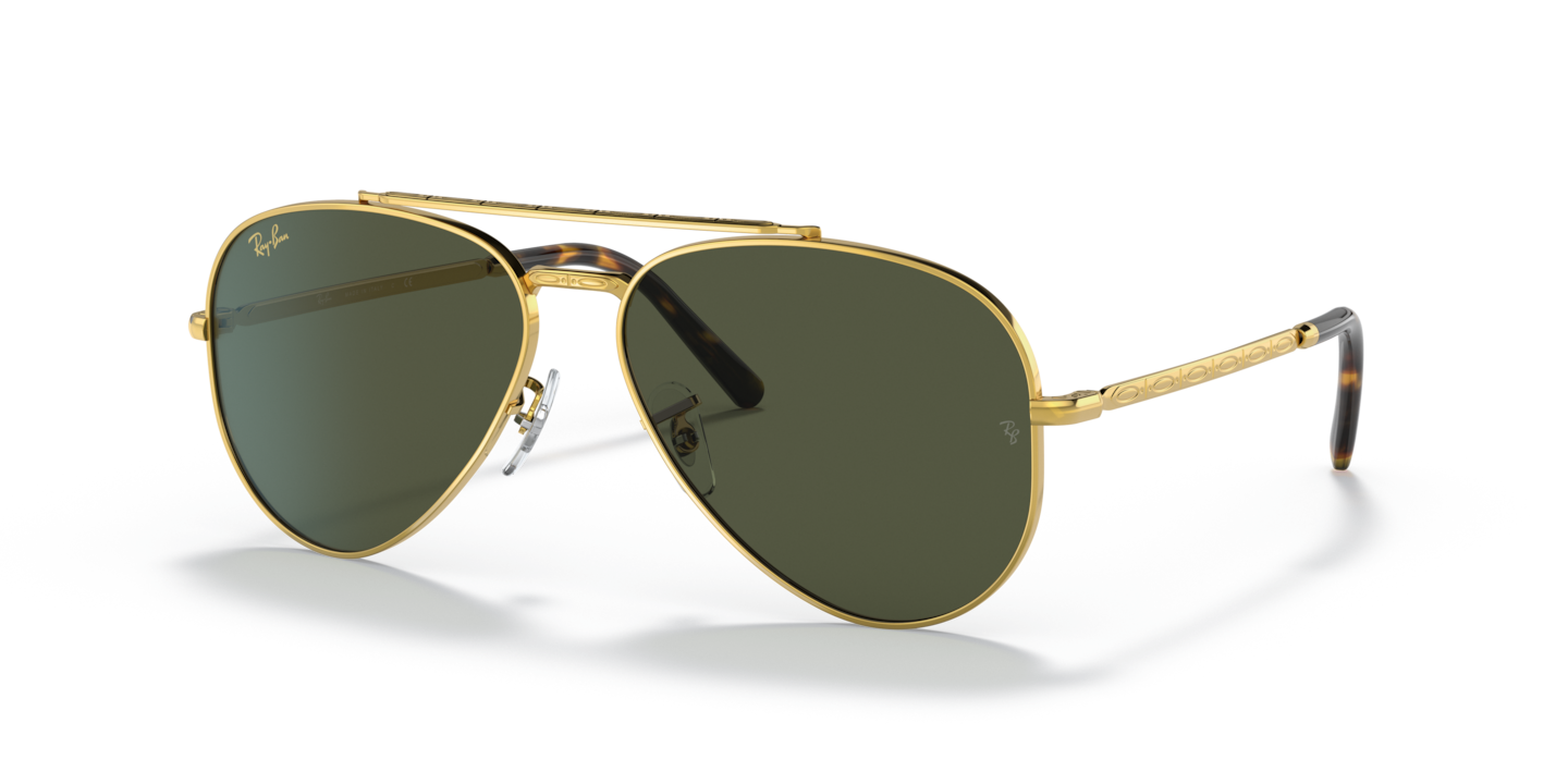 chance filosof Descent Ray-Ban Gold Sunglasses | Glasses.com® | Free Shipping