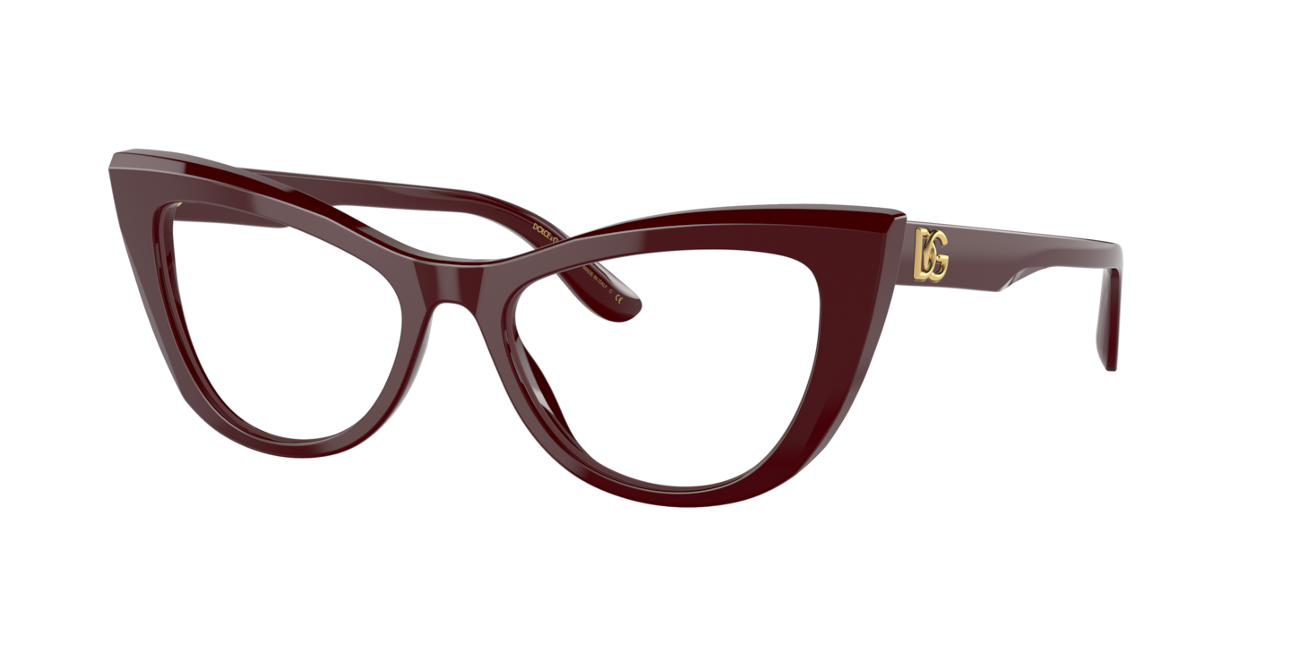 Dolce & Gabbana Bordeaux Eyeglasses | Glasses.com® | Free Shipping