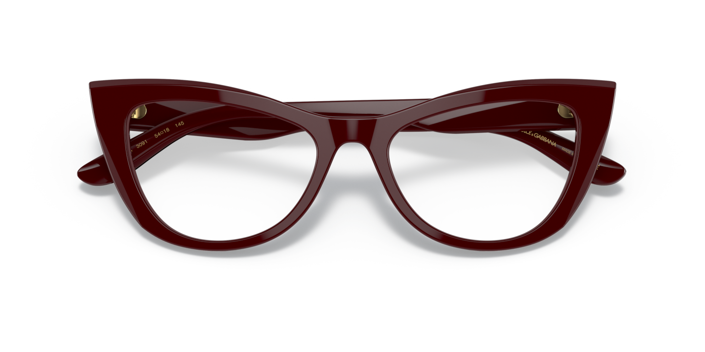 Dolce & Gabbana Bordeaux Eyeglasses | Glasses.com® | Free Shipping