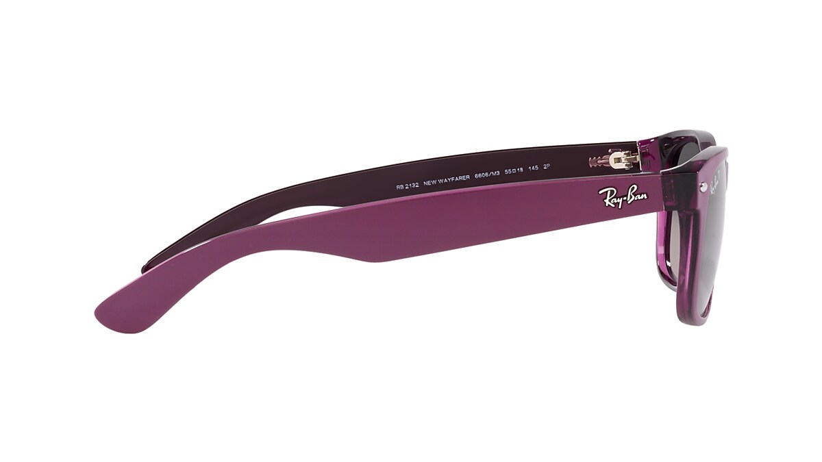 Ray Ban Violet On Transparent Violet Sunglasses Glasses Free Shipping