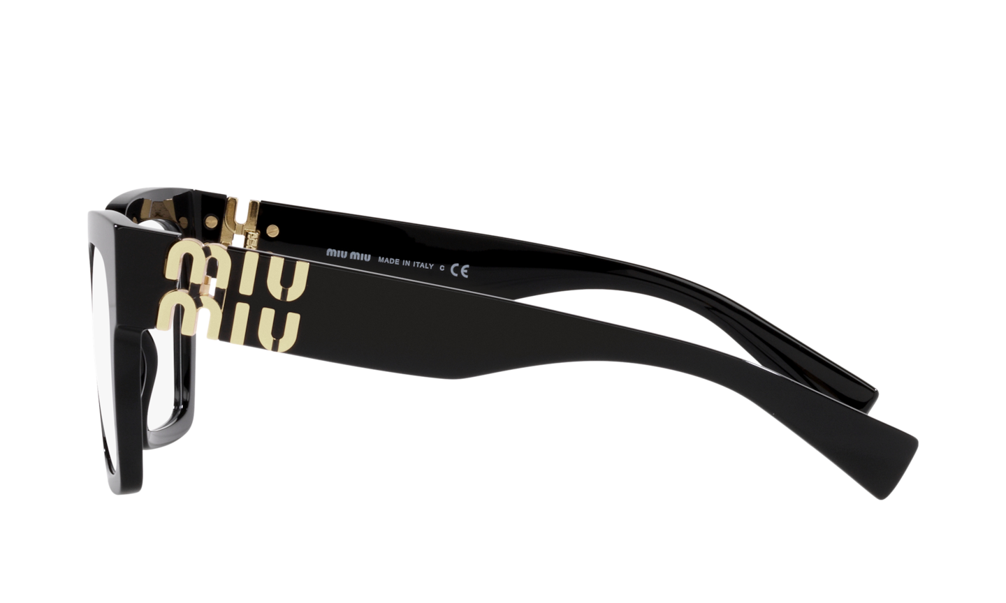 Miu Miu Black Eyeglasses | Glasses.com® | Free Shipping