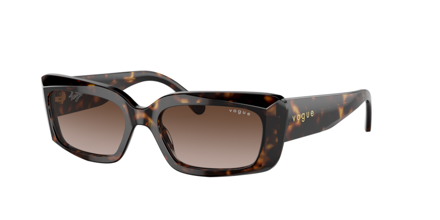 Vogue Eyewear Dark Havana Sunglasses | Glasses.com® | Free Shipping