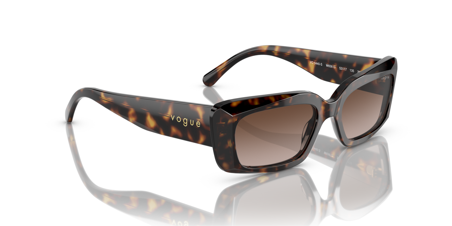 Vogue Eyewear Dark Havana Sunglasses | Glasses.com® | Free Shipping