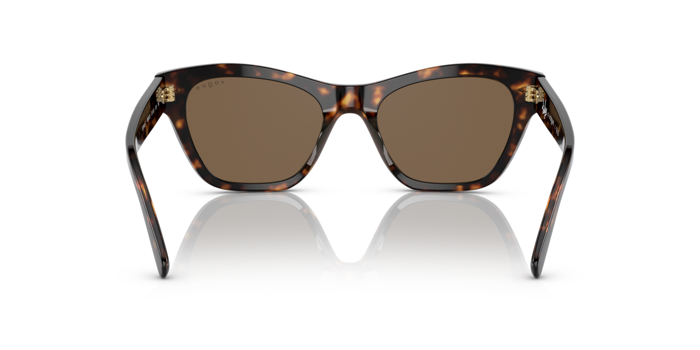 Vogue Eyewear Dark Havana Sunglasses | Glasses.com® | Free Shipping