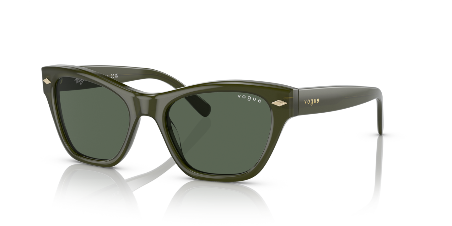 Uitputten scherp Belastingen Vogue Eyewear Opal Green Sunglasses | Glasses.com® | Free Shipping
