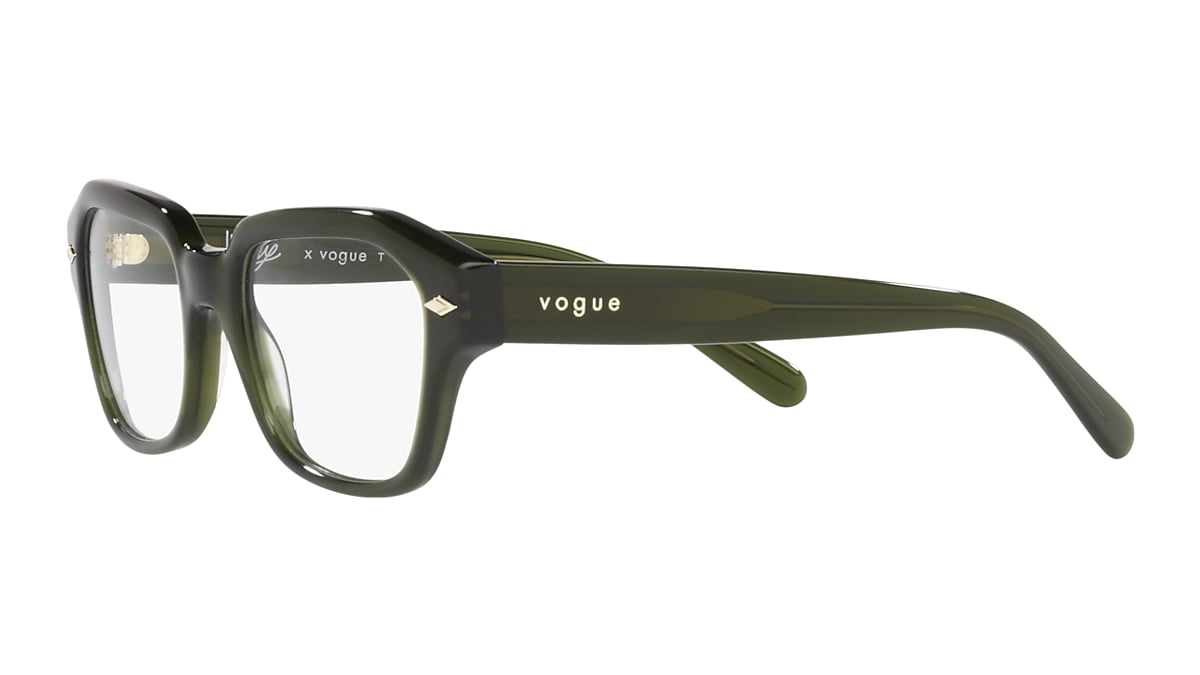 Vogue Eyewear Opal Light Peach Eyeglasses, ®