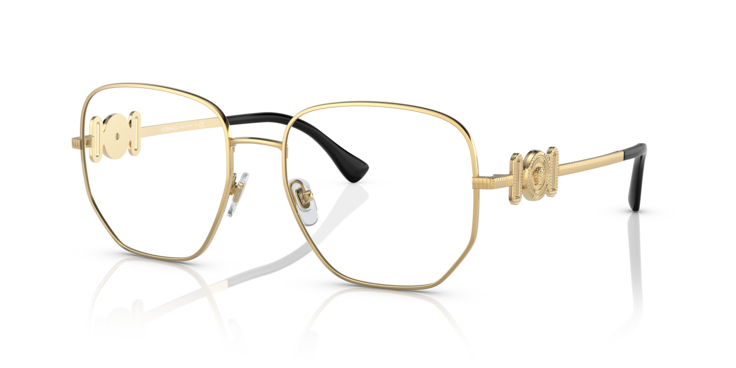 eetpatroon pols sensor Versace Gold Eyeglasses | Glasses.com® | Free Shipping