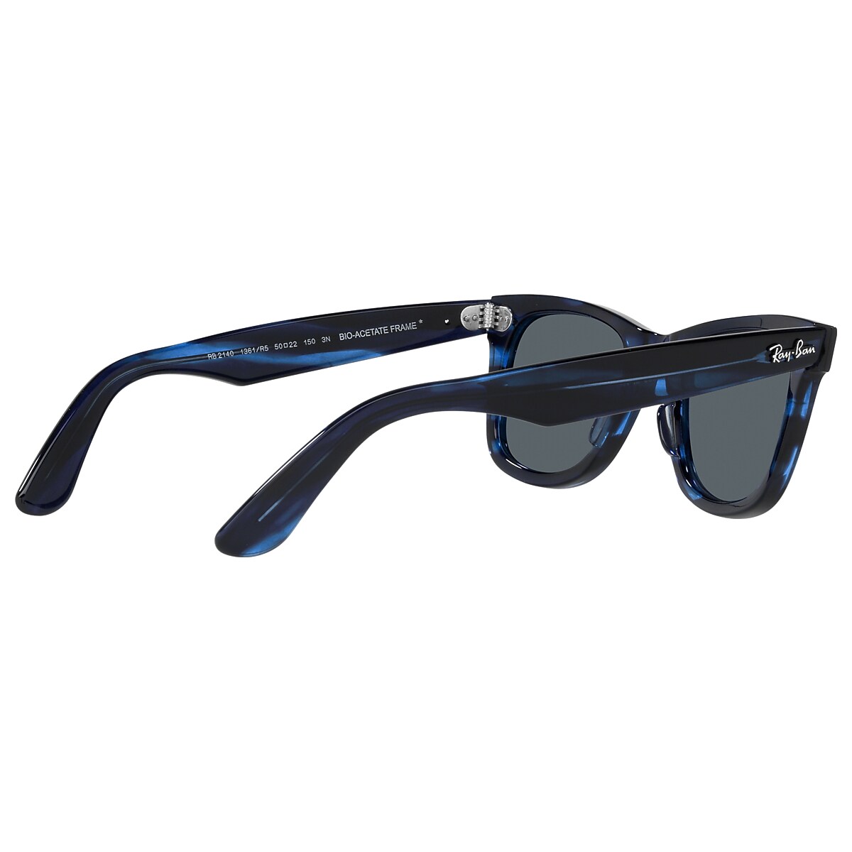 Ray-Ban Striped Blue Sunglasses | Glasses.com® | Free Shipping