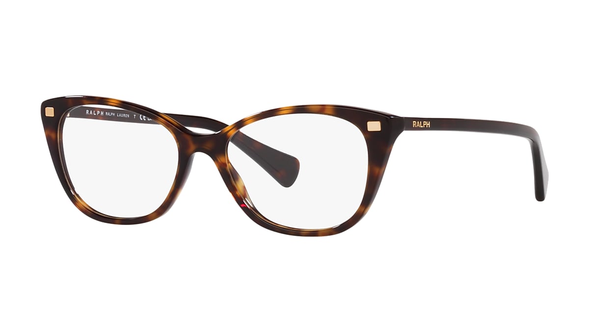 Ralph by Ralph Lauren Shiny Havana Eyeglasses | Glasses.com® | Free Shipping