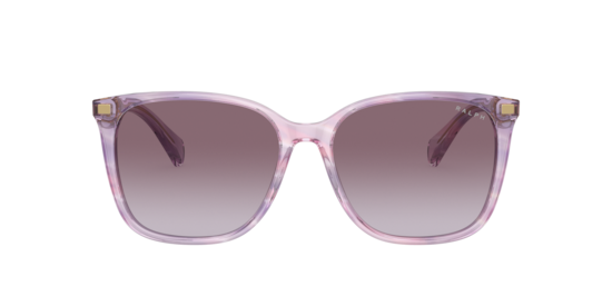 Ralph by Ralph Lauren Shiny Striped Purple Sunglasses, ®