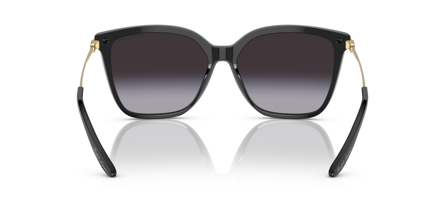 Ralph Lauren Shiny Black Sunglasses | Glasses.com® | Free Shipping