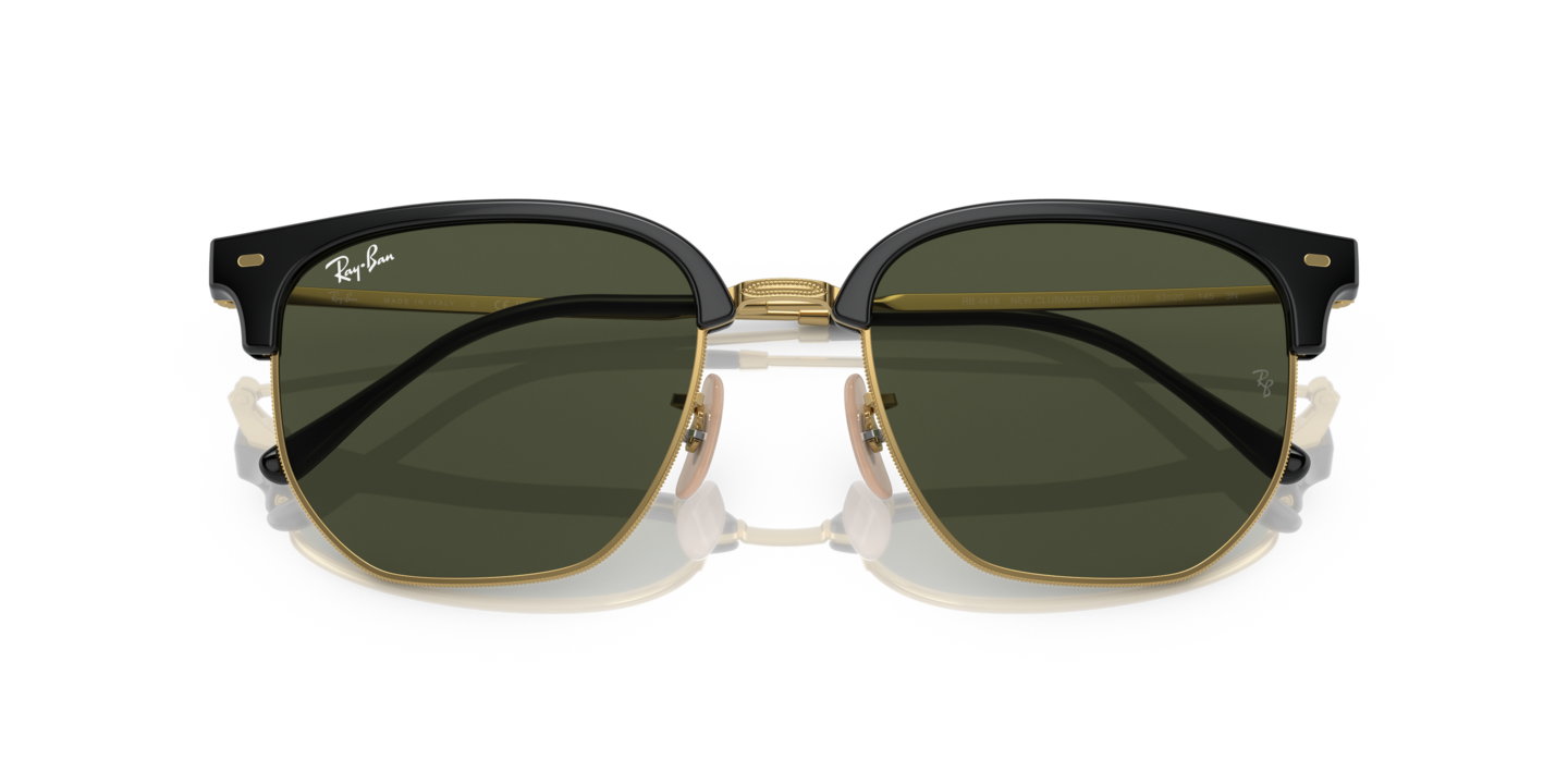 Ray-Ban Black On Gold Sunglasses ® | Free Shipping