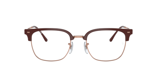 RB7216 New Clubmaster Optics Ray-Ban Bordeaux On Rose Gold