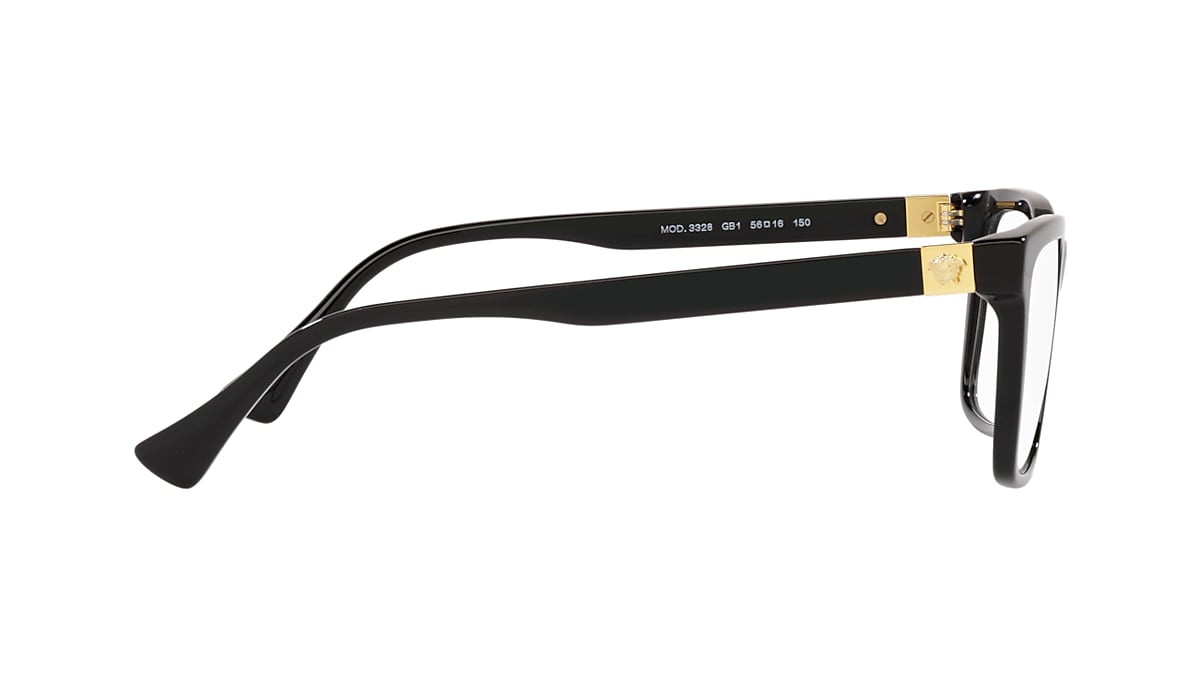 New Versace Reading Glasses MOD. 3320-U GB1 56-16 145 Black