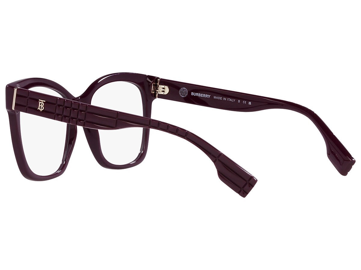 Burberry Bordeaux Eyeglasses ® | Free Shipping