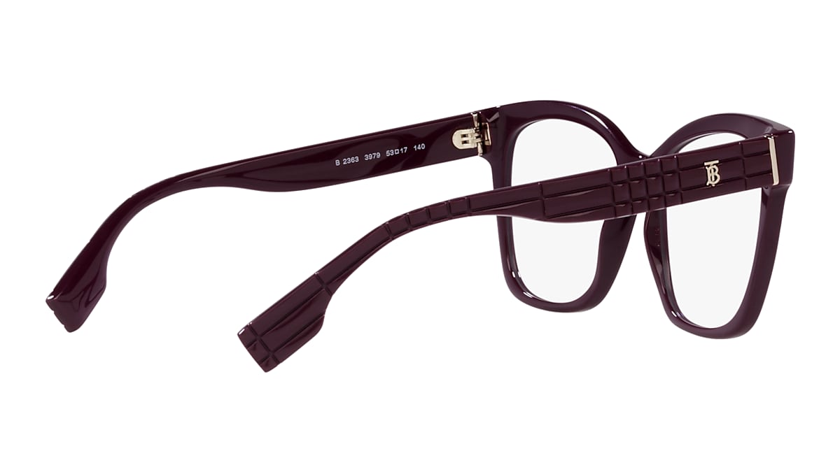 Burberry Bordeaux Eyeglasses ® | Free Shipping