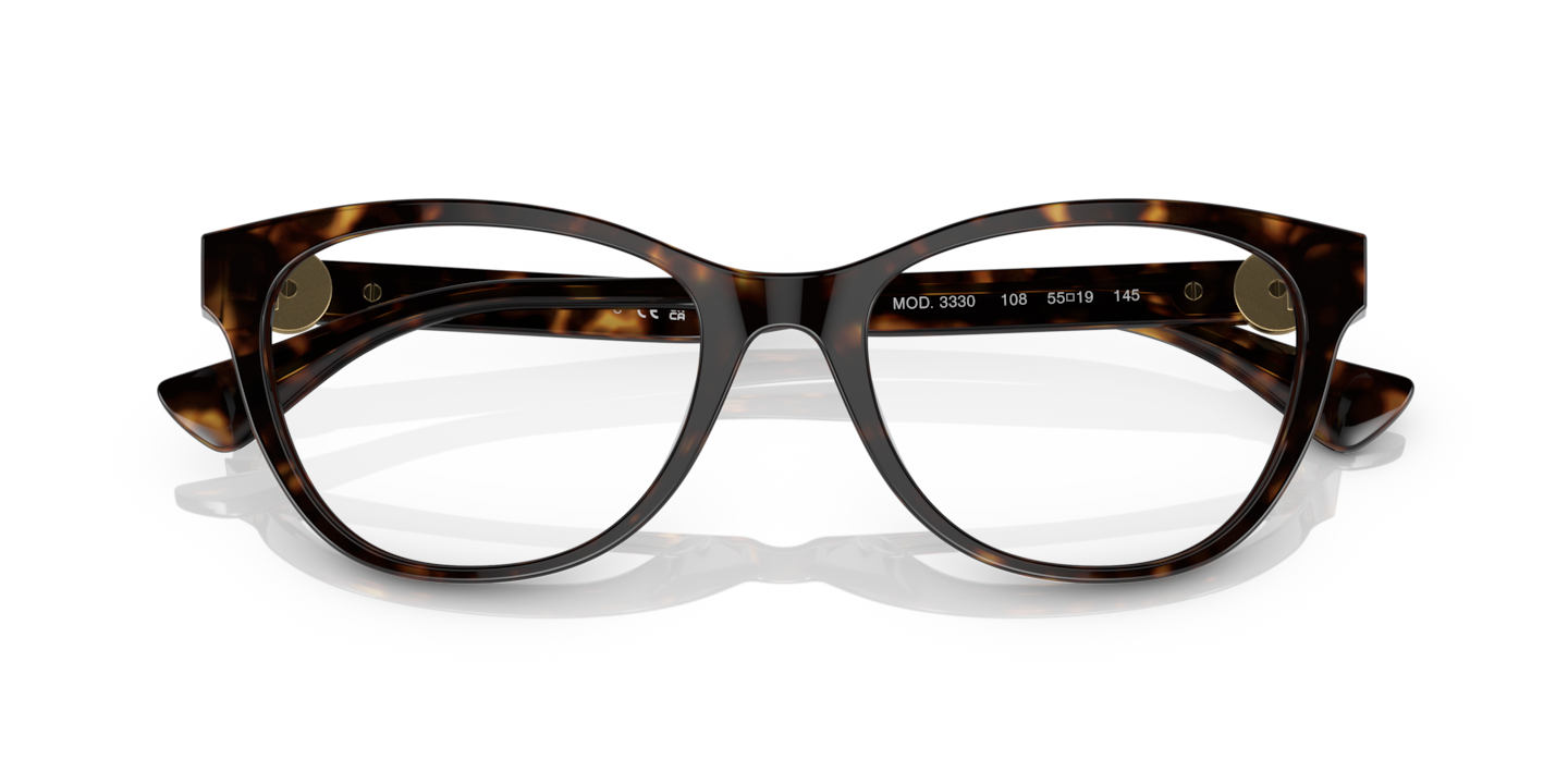 Versace Havana Eyeglasses | Glasses.com® | Free Shipping