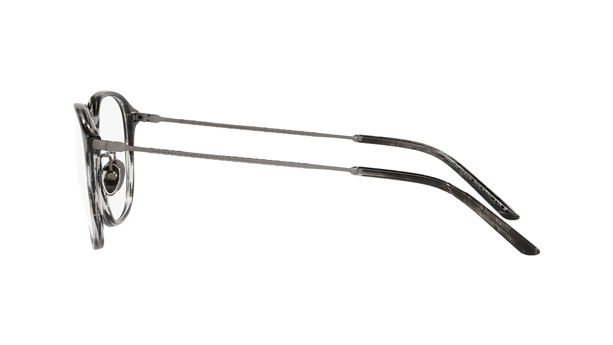 Giorgio Armani Striped Grey Eyeglasses | Glasses.com® | Free Shipping