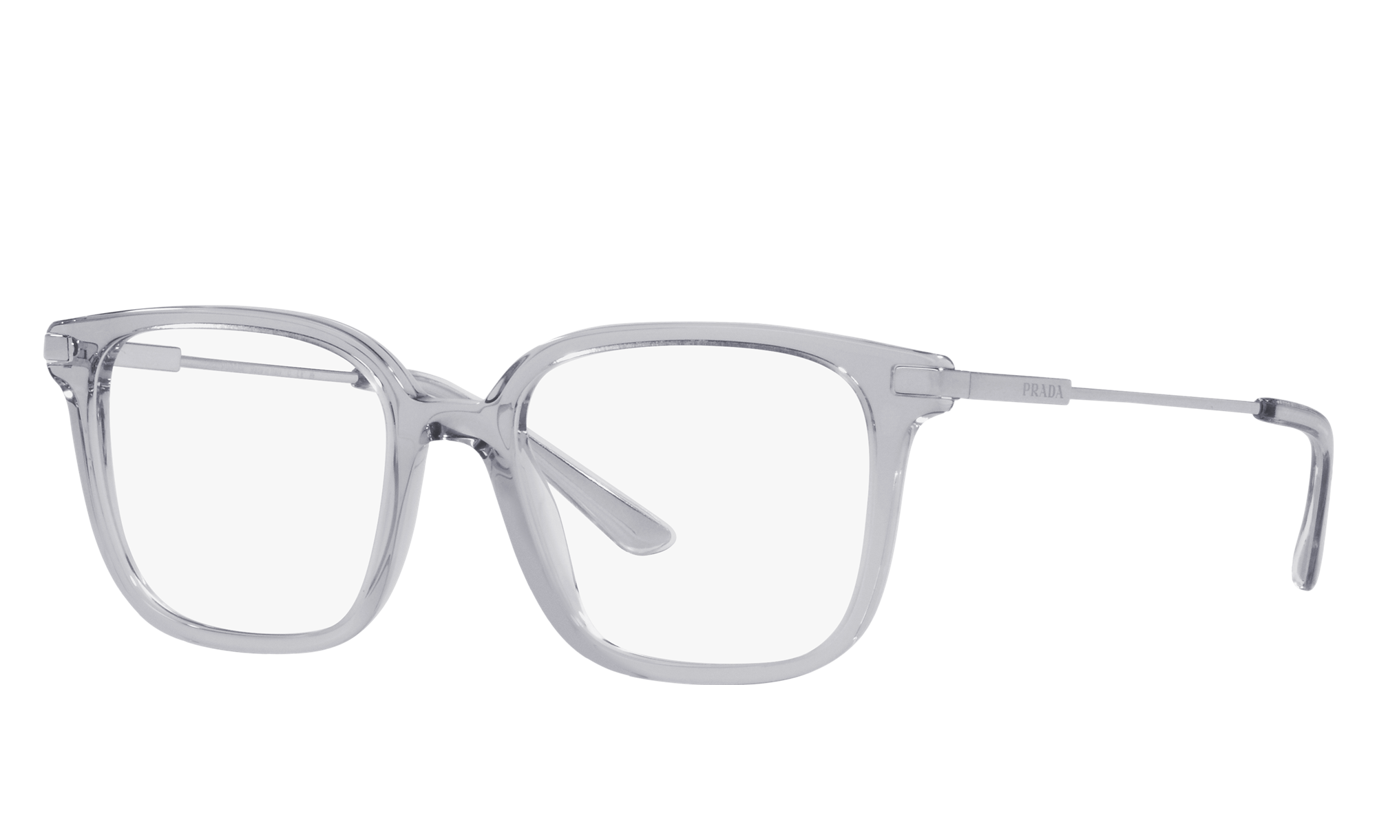 EAN 8056597747882 product image for Prada Unisex Pr 04zv Grey Crystal Size: Large | upcitemdb.com