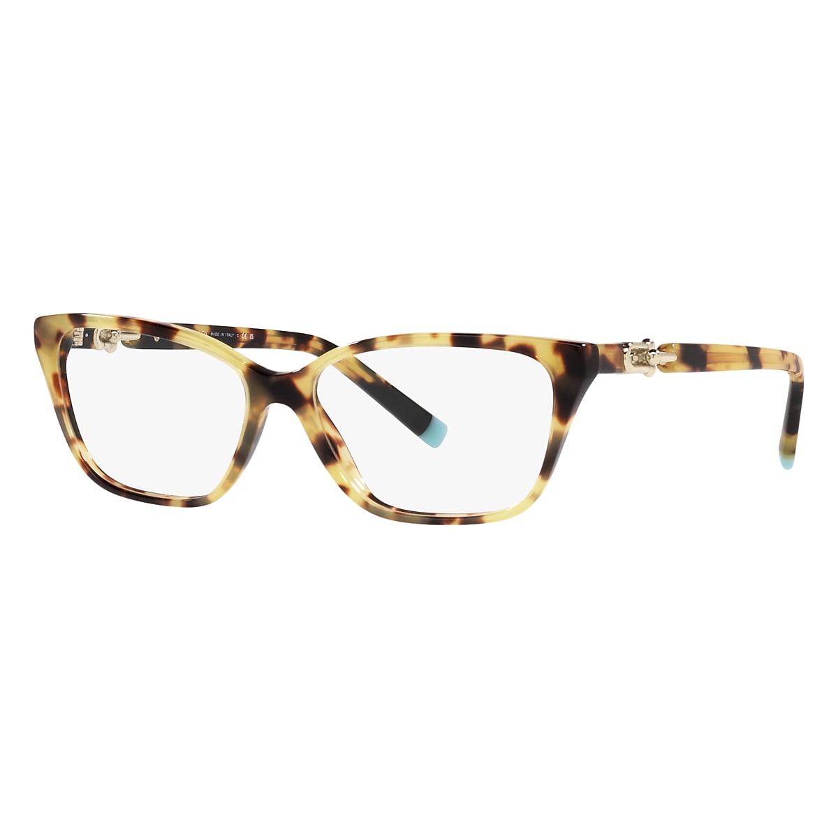 Tiffany Yellow Havana Eyeglasses | Glasses.com® | Free Shipping