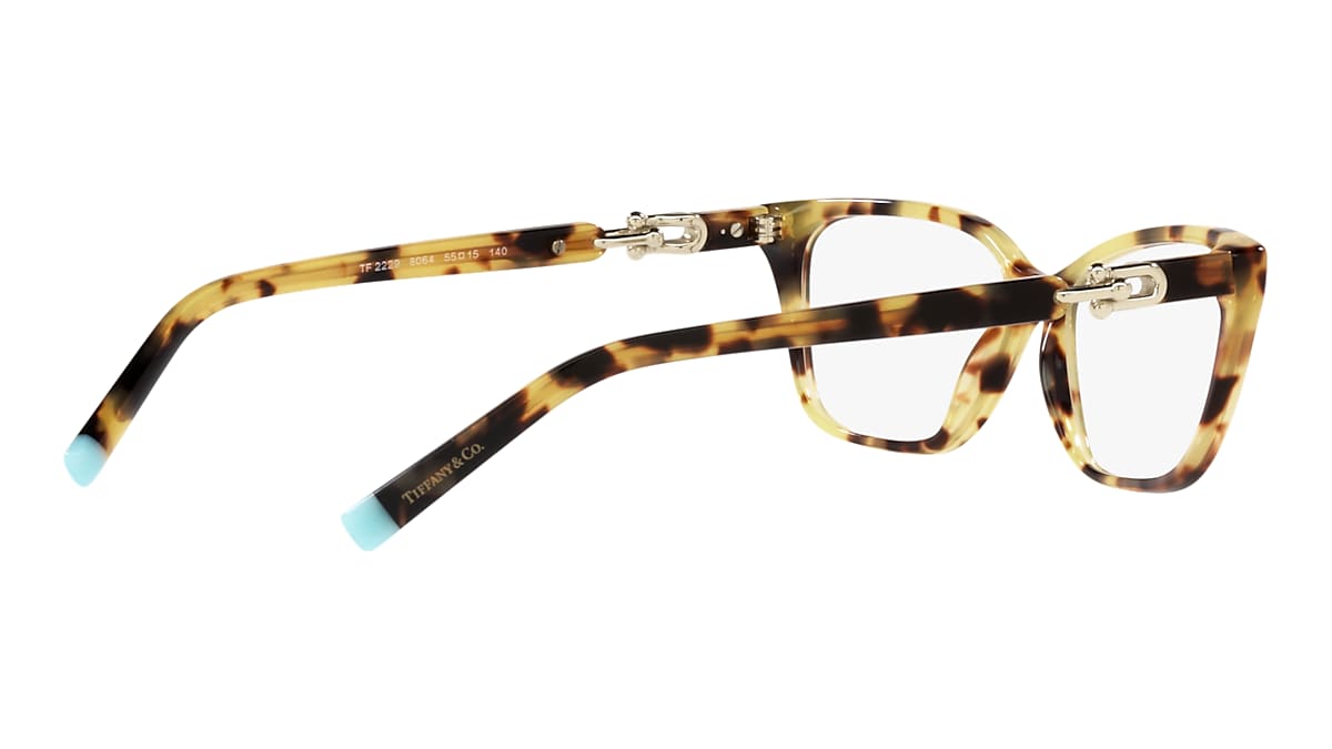 Tiffany Yellow Havana Eyeglasses | Glasses.com® | Free Shipping