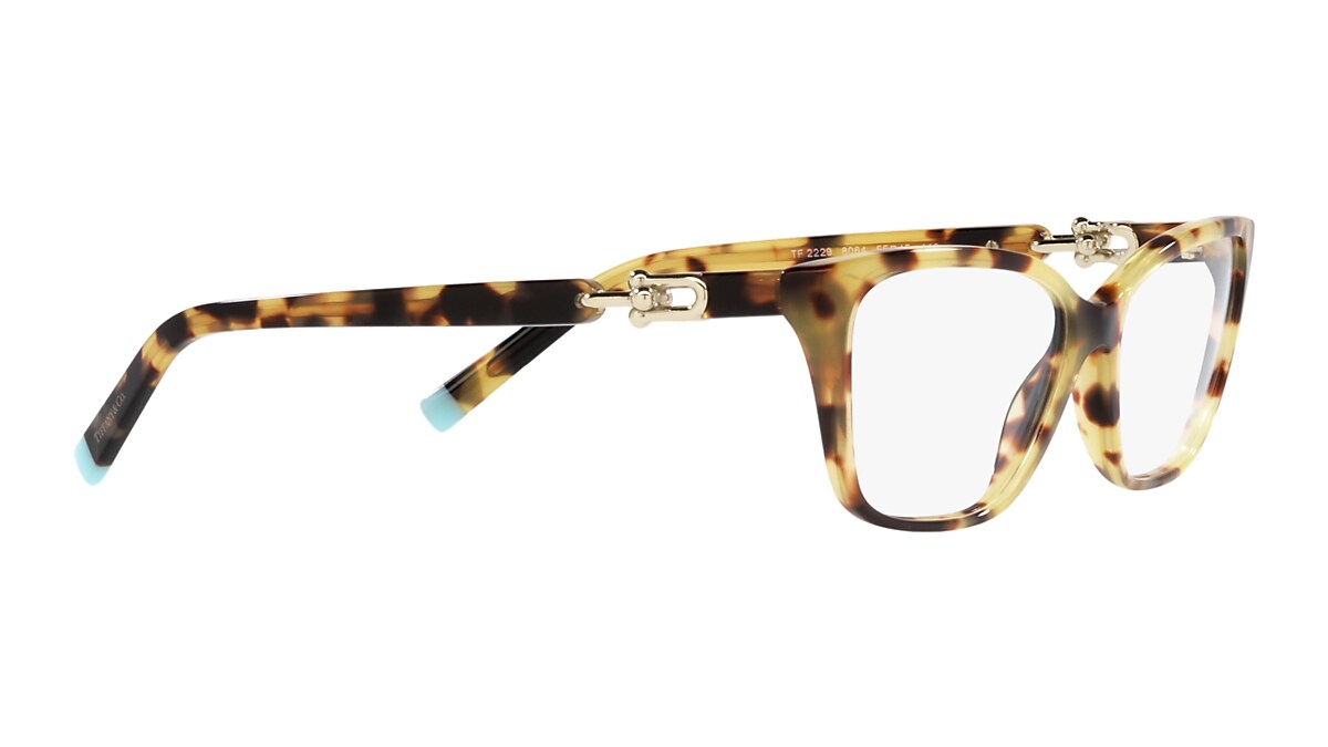 Tiffany Yellow Havana Eyeglasses | Glasses.com® | Free Shipping