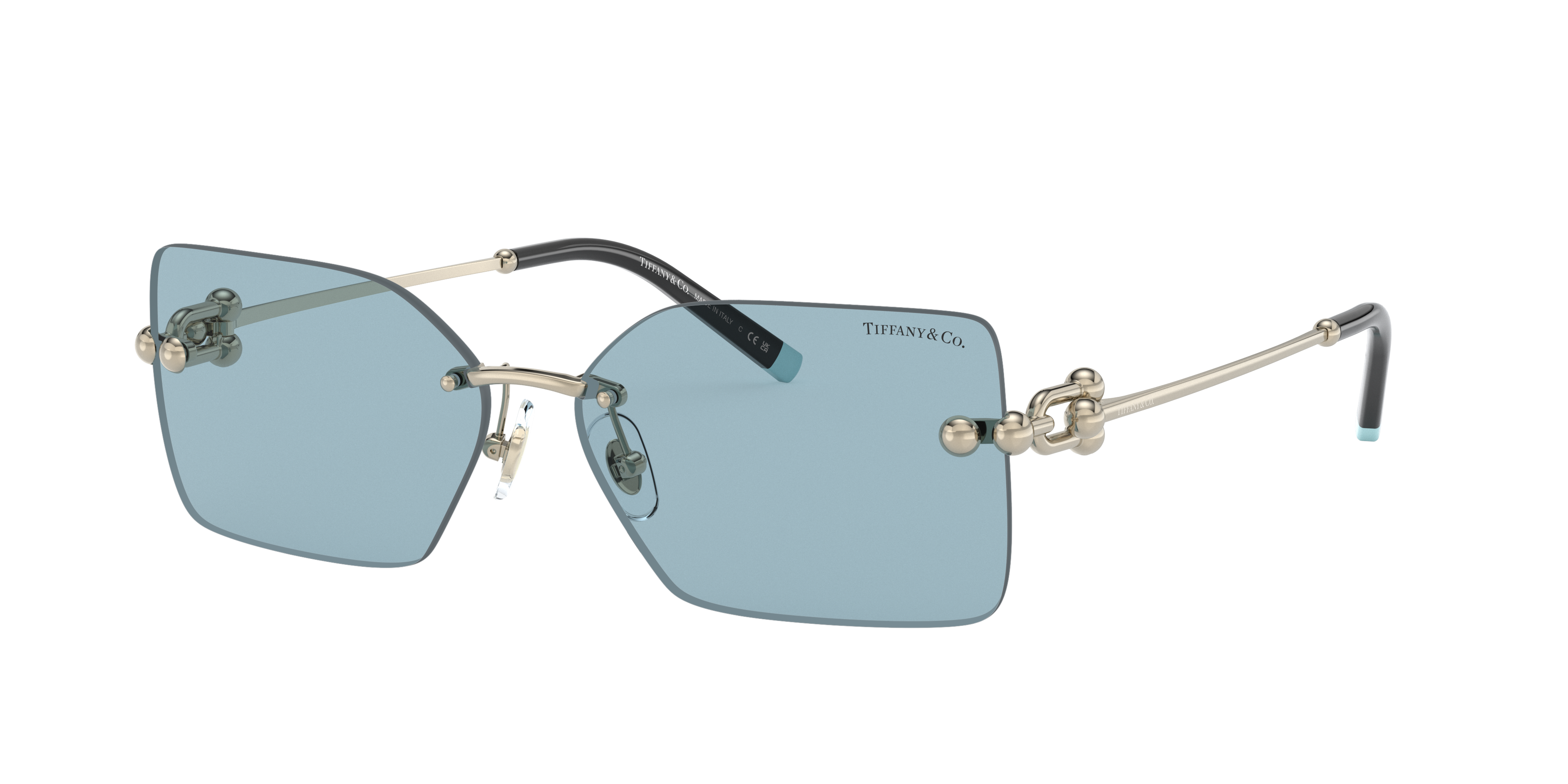 Tiffany Pale Gold Sunglasses | Glasses.com® | Free Shipping