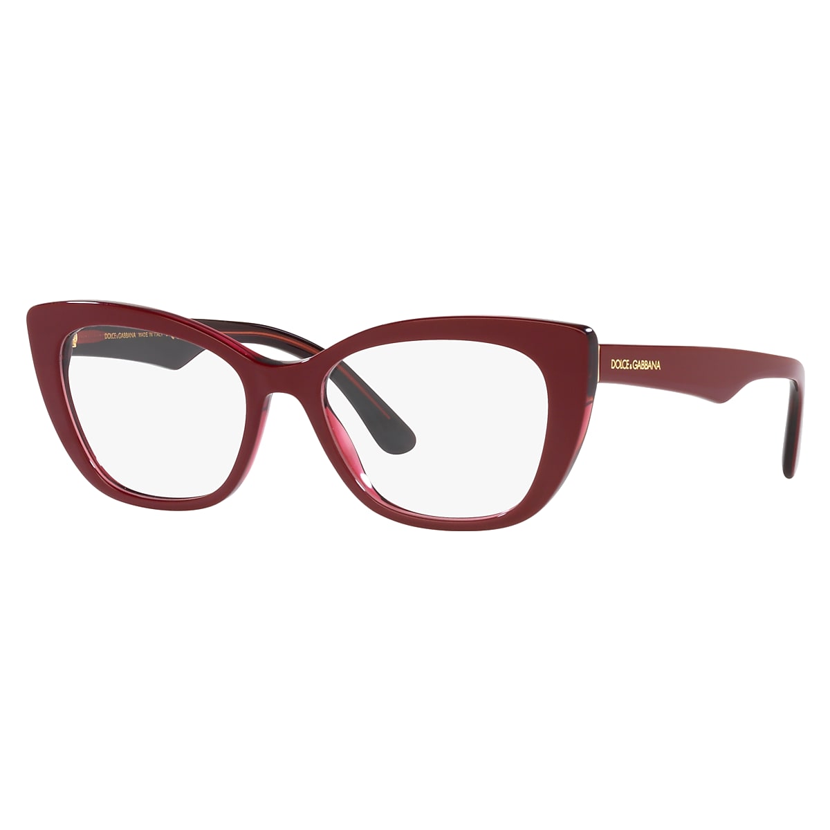 【関税&送料込】Dolce & Gabbana I-Tech Bordeaux Eyeglasses Dolce & Gabbana DG3360 | Free Shipping | Glasses.com®
