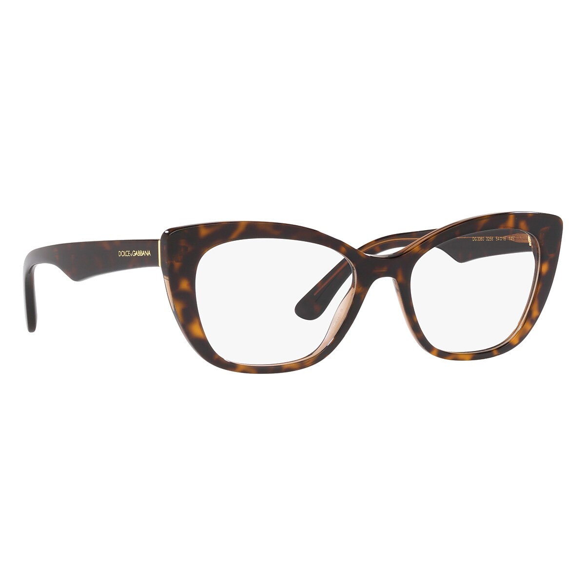 New Dolce & Gabbana store Brown Eyeglasses