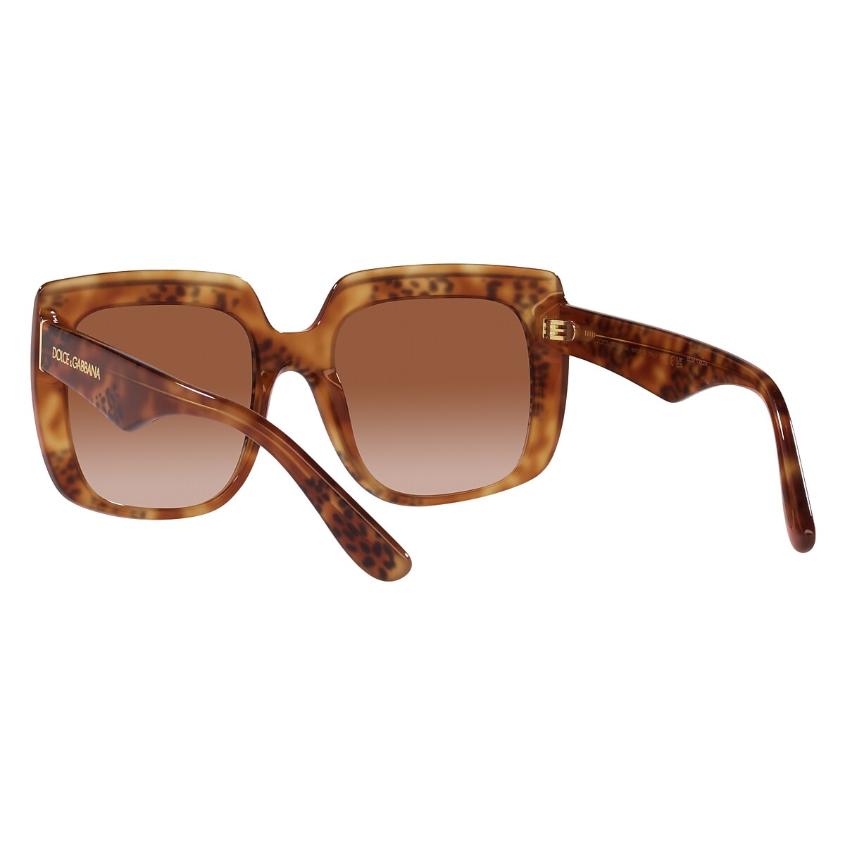 Oversized Square Sunglasses in Brown - Dolce Gabbana