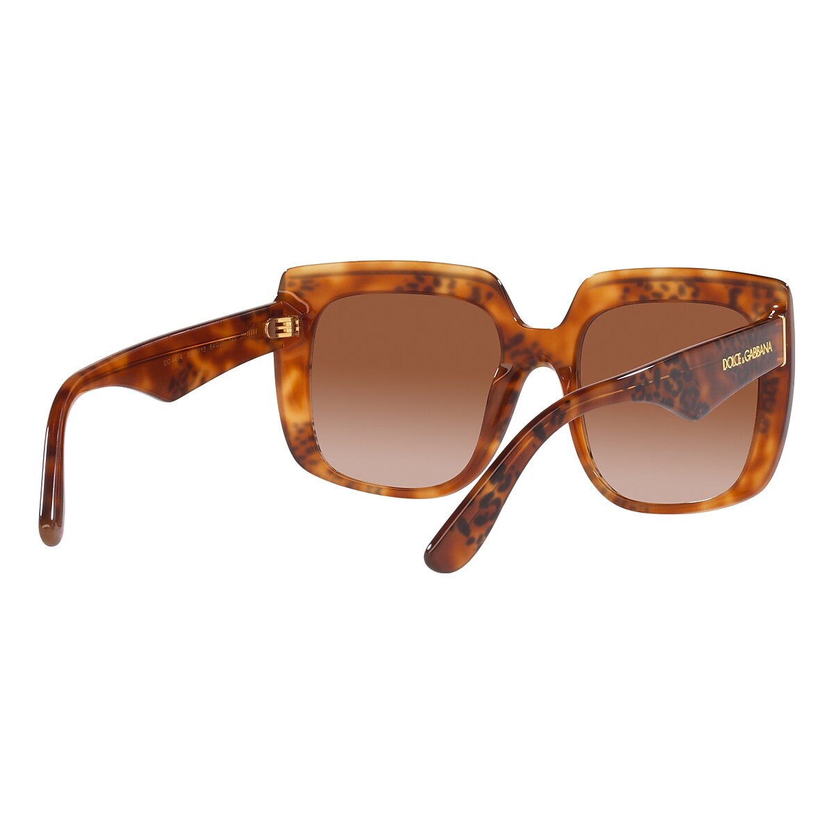 Oversized Square Sunglasses in Brown - Dolce Gabbana