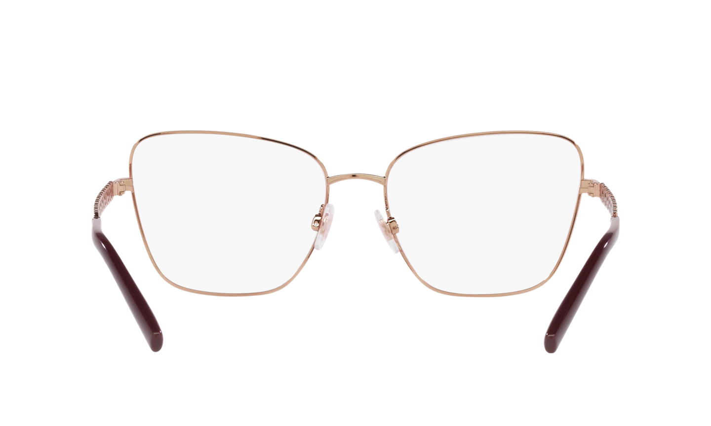 Dolce & Gabbana Pink Gold/Matte Bordeaux Eyeglasses | Glasses.com 