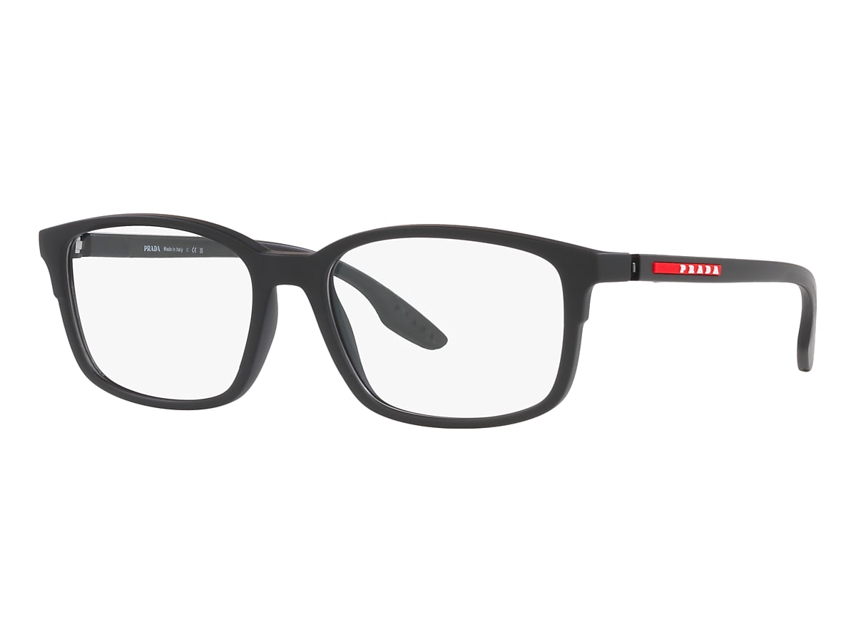 Eyeglasses Prada Linea Rossa PS 1 LV 1AB1O1 Black 