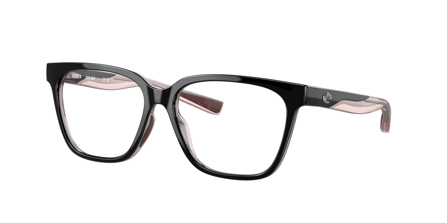 Costa Black Smoke Blush Crystal Eyeglasses Glasses Free Shipping