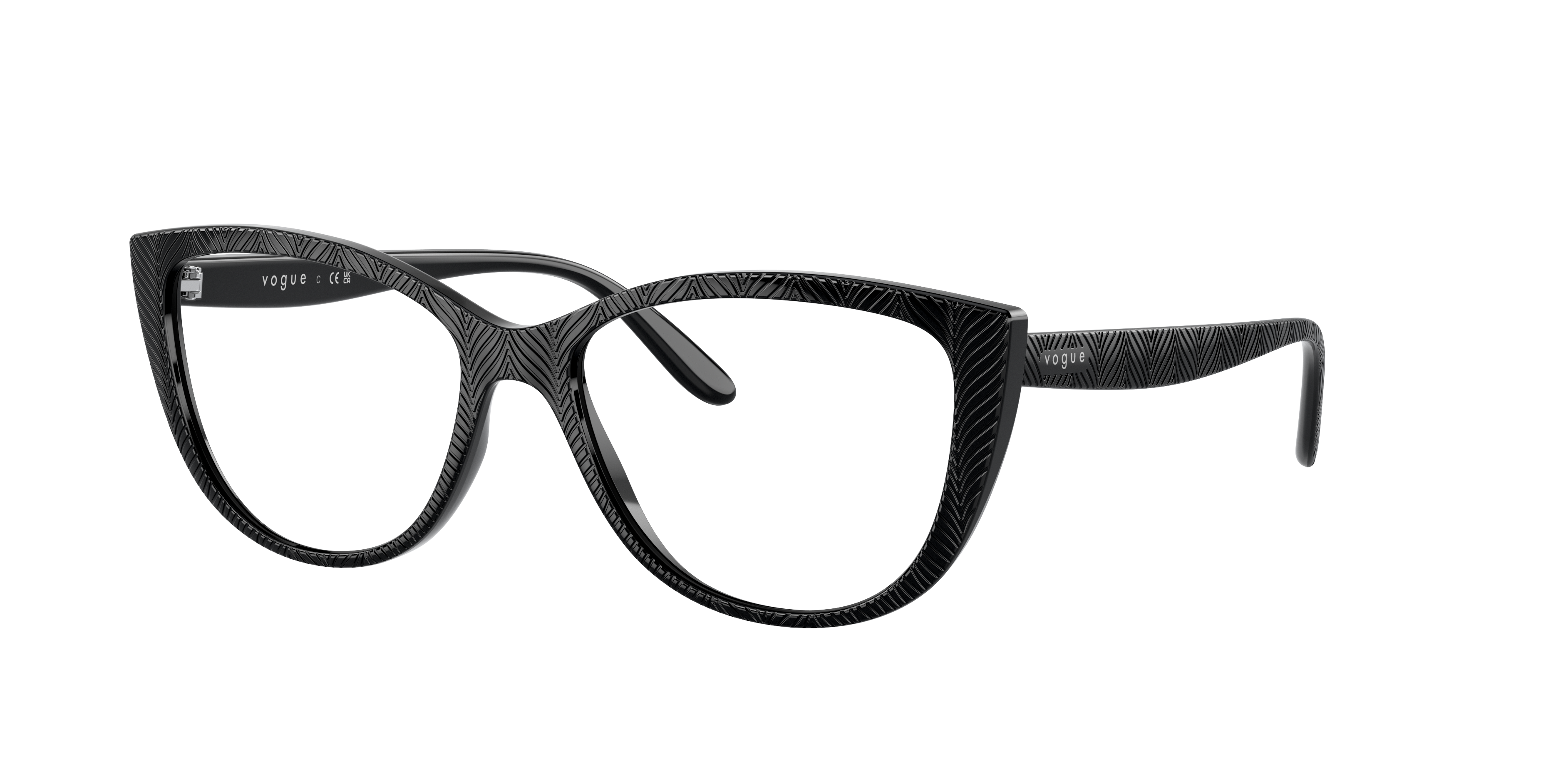 Vogue Eyewear VO5485 Black Eyeglasses | Glasses.com® | Free Shipping