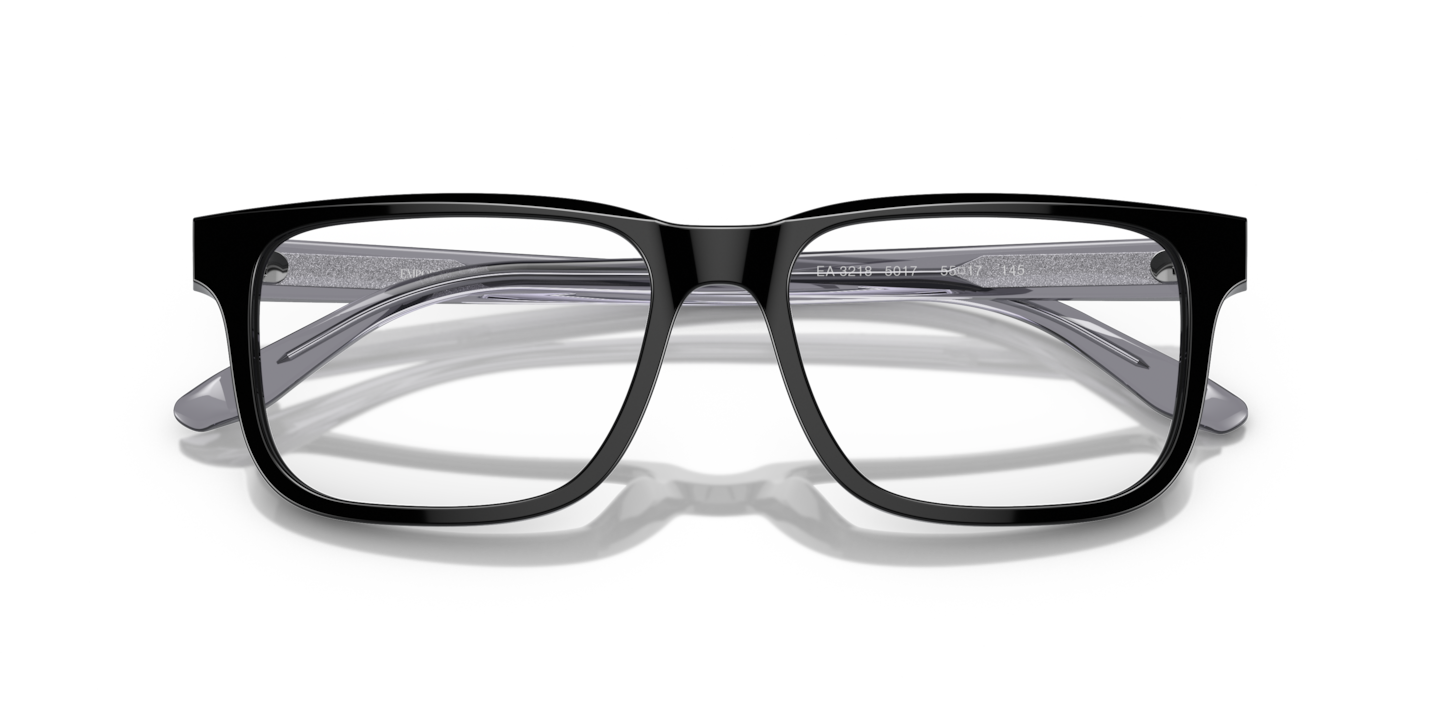 Emporio Armani Black Eyeglasses | Glasses.com® | Free Shipping