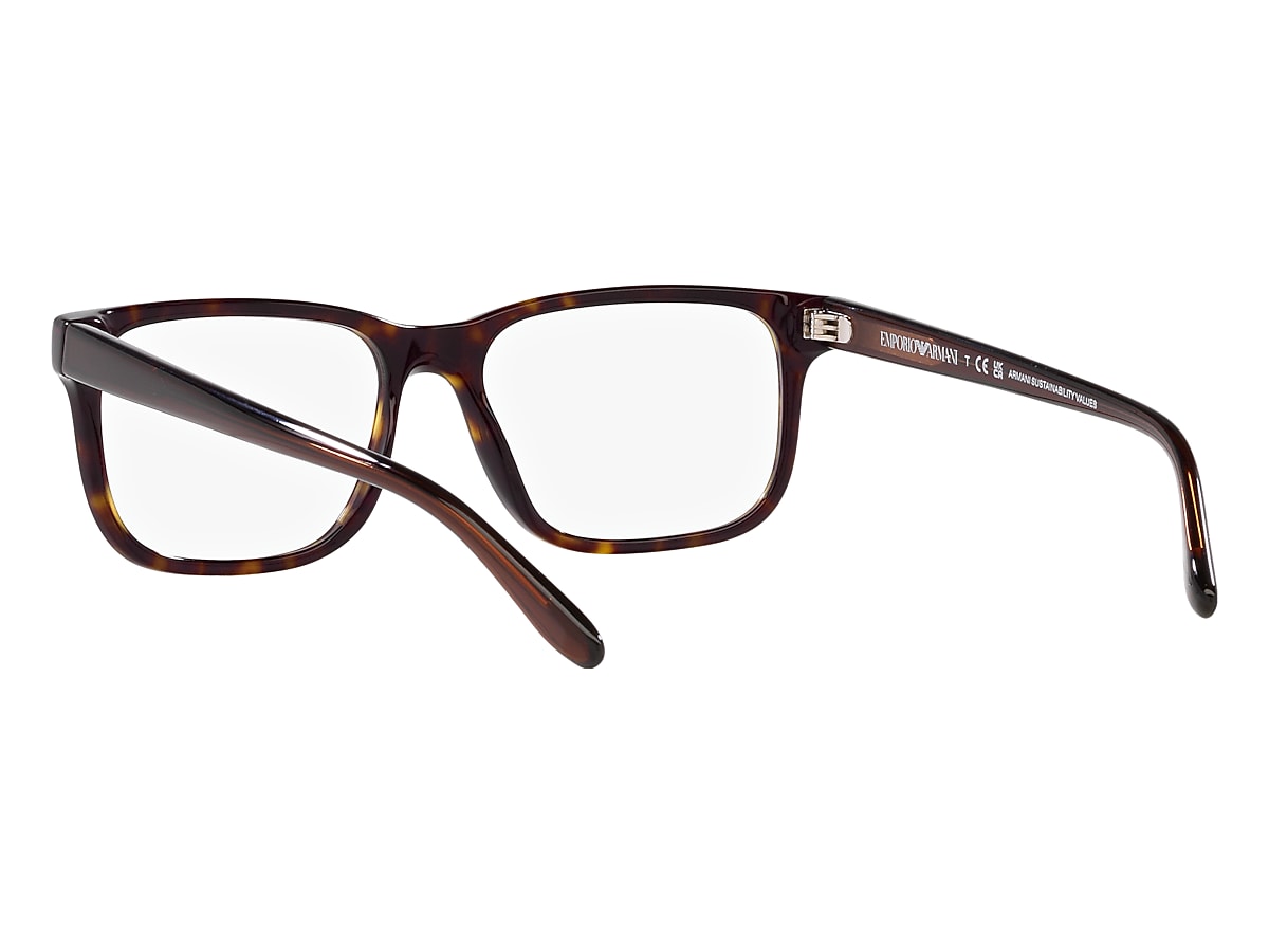 Emporio Armani Shiny Havana Eyeglasses, ®