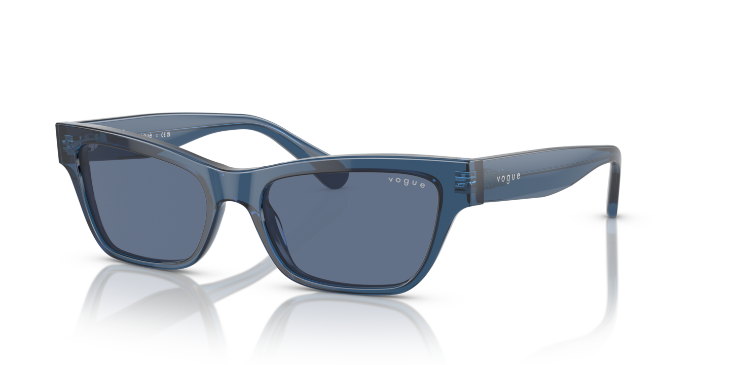 Vogue shop blue sunglasses