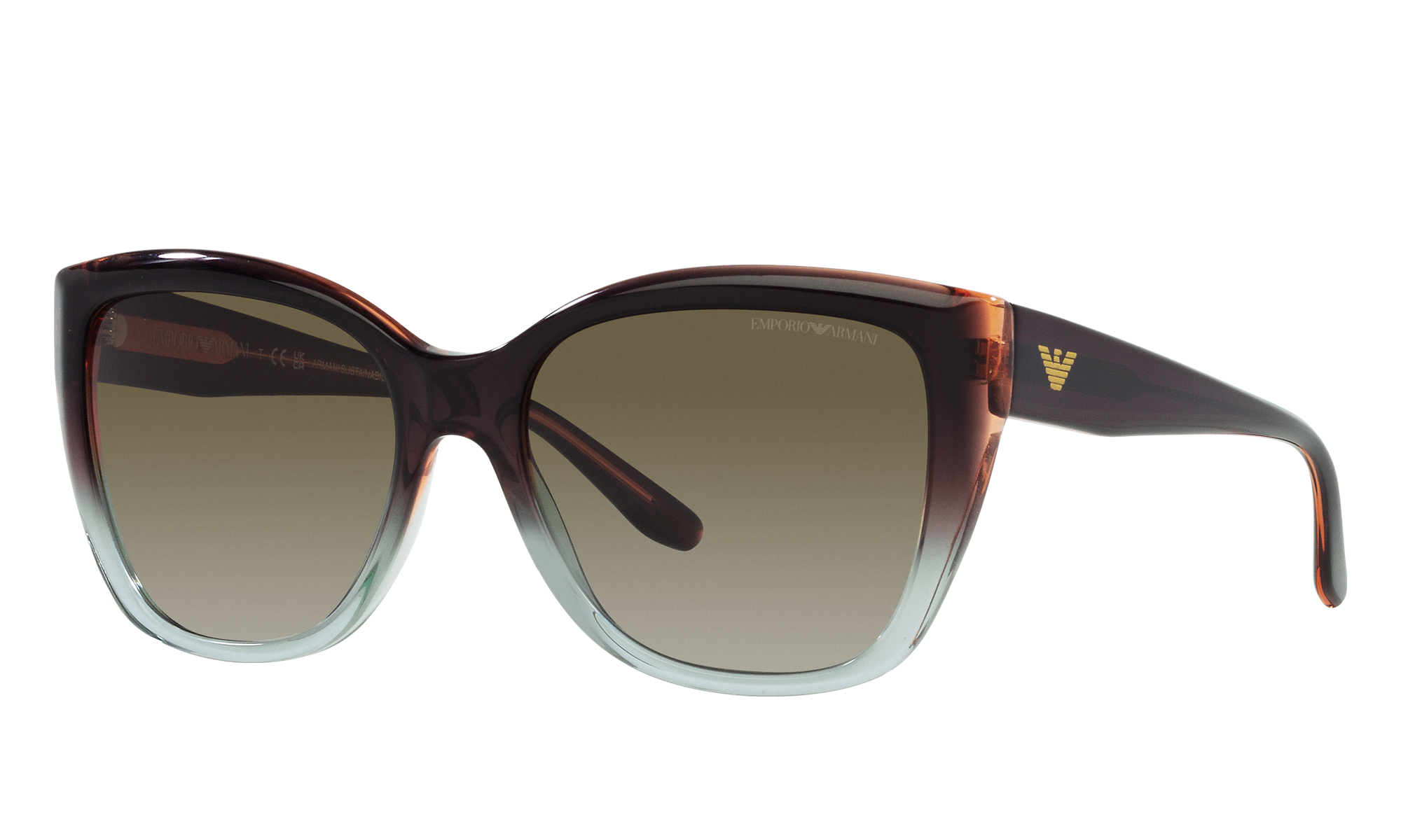 Emporio Armani EA 4202 - 567887 Shiny Grey Havana | Sunglasses Woman