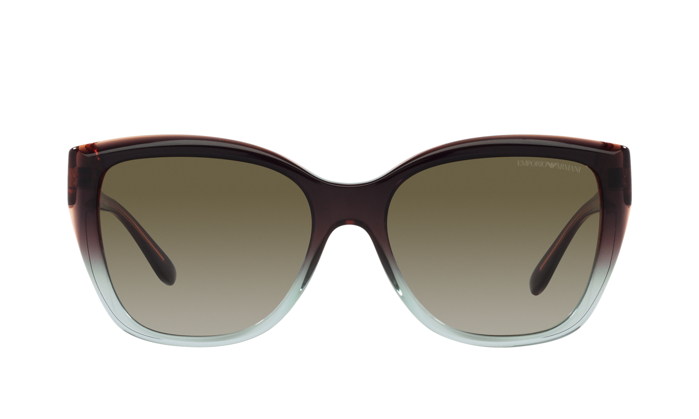 Emporio Armani Gradient Brown Green Sunglasses Glasses