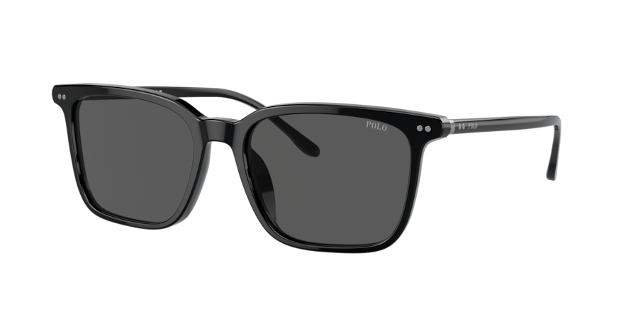 Polo Ralph Lauren Shiny Black Sunglasses | Glasses.com® | Free 