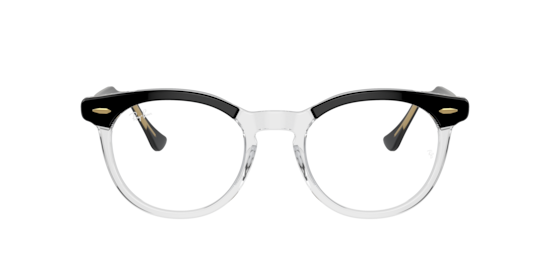 RB5598 Eagle Eye Optics Ray-Ban Black On Transparent