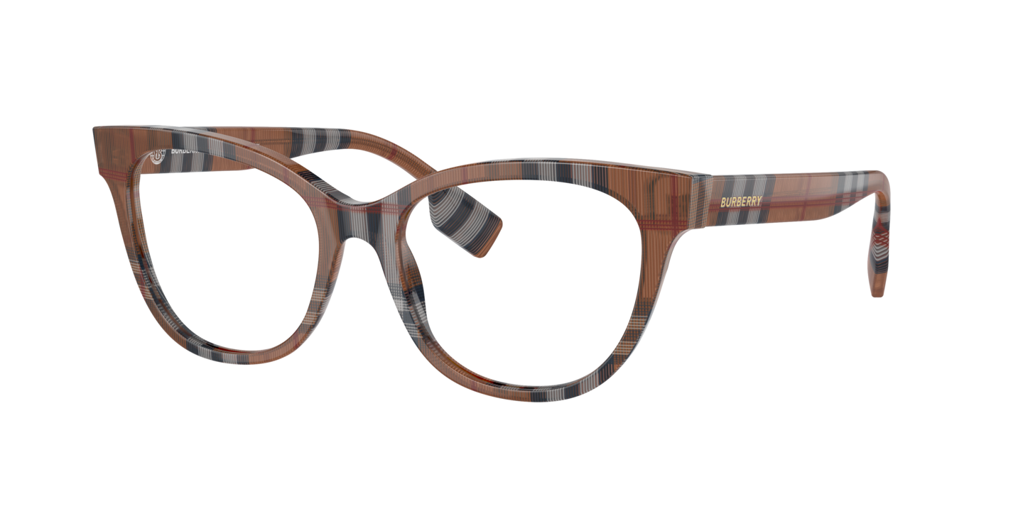 Burberry BE2375 Evelyn Check Brown