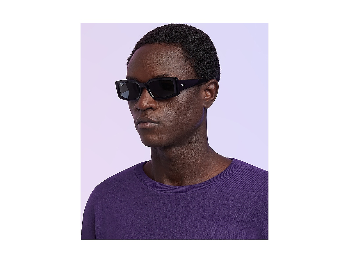 KILIANE BIO-BASED Sunglasses in Black and Dark Green
