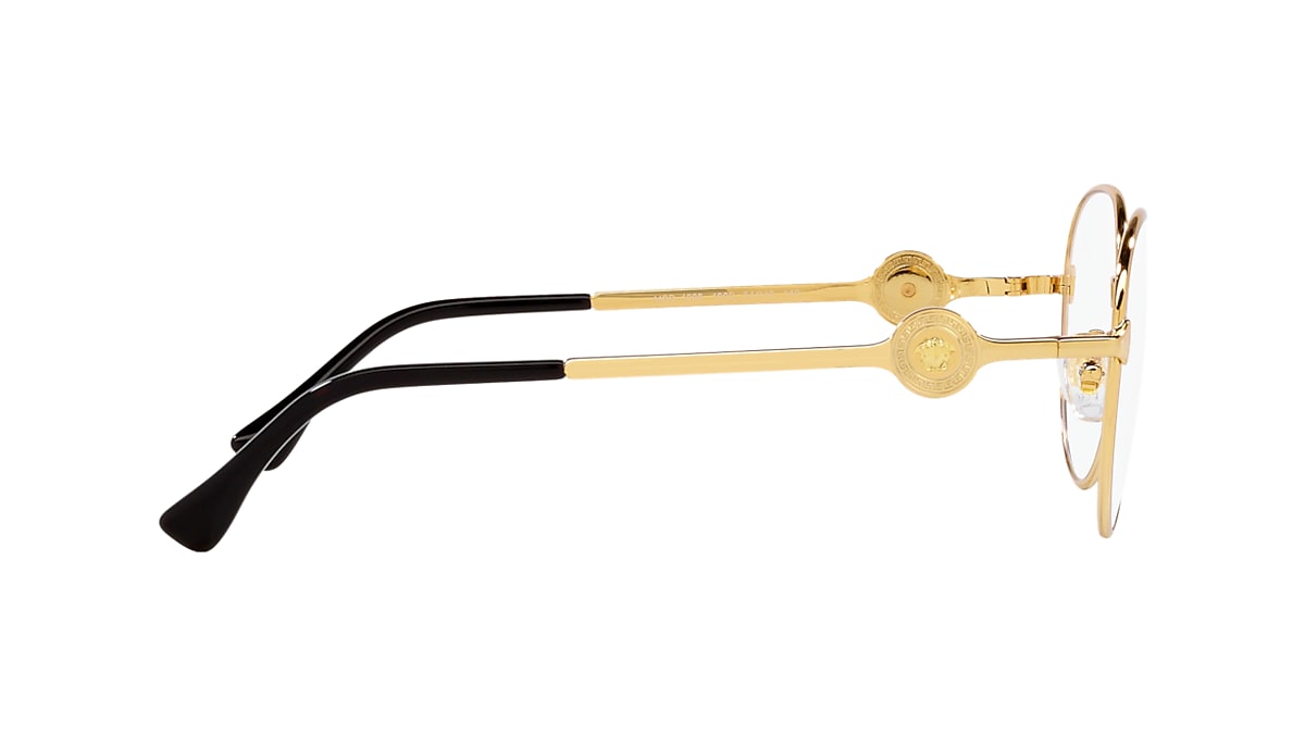Versace Matte Black/Gold Eyeglasses, ®