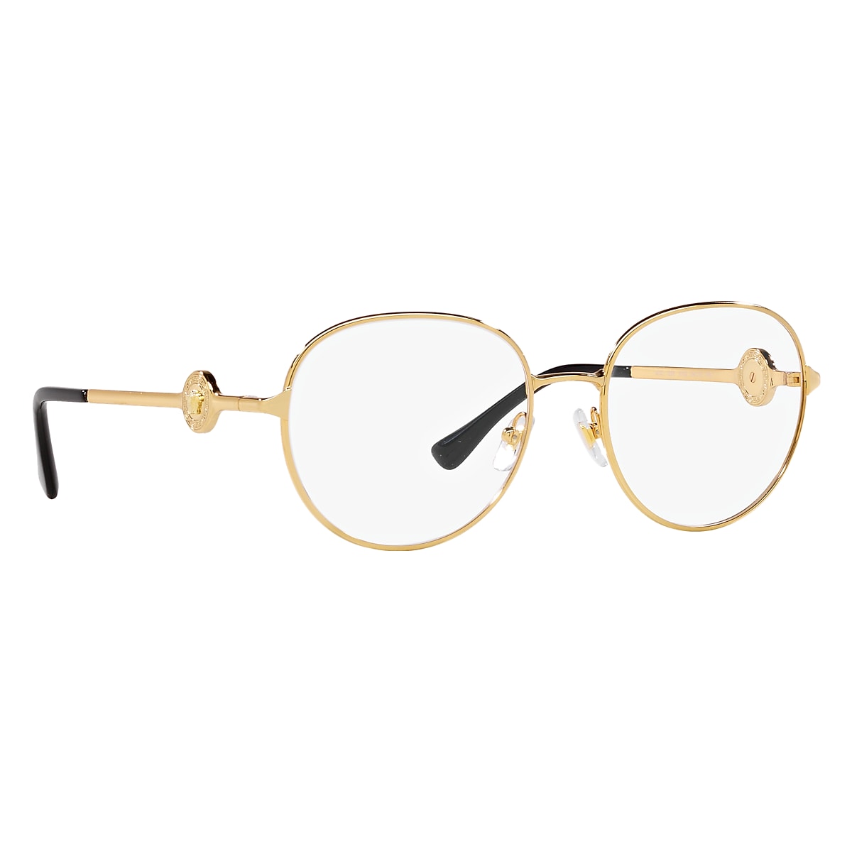 Versace Matte Black/Gold Eyeglasses, ®