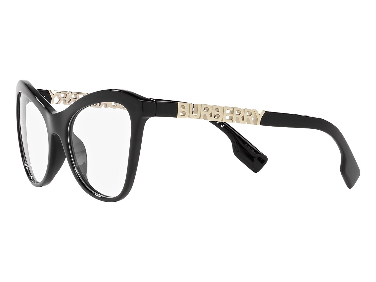 Burberry black and gold clearance eyeglasses