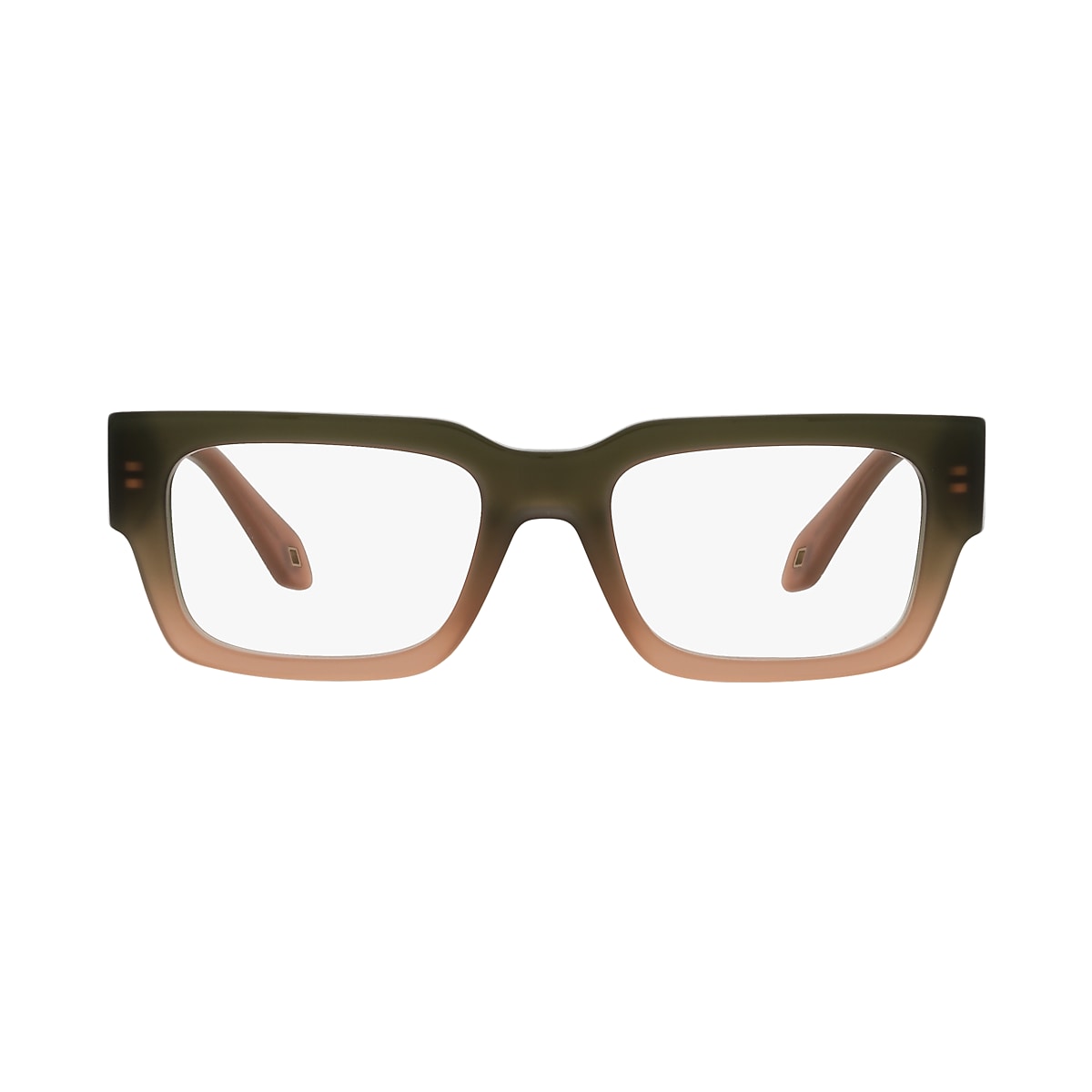 Giorgio Armani Gradient Green Brown Eyeglasses Glasses