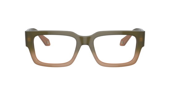 Giorgio Armani Gradient Green/Brown Eyeglasses | Glasses.com 